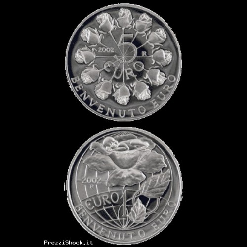 5 e 10 Euro Argento San Marino 2002