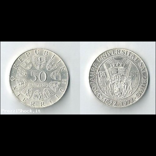austria 50 scellini 1972