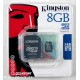 Micro SD Kingston 8 GB