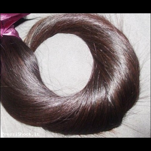 Virgin Brazilian Hair .Extension capelli brasiliani 8"(20cm)