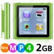 MP4 Player 2GB+ FM Radio+ eBook+ Image Viewer+ Games Green