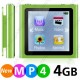 MP4 Player 4GB+ FM Radio+ eBook+ Image Viewer+ Games Green
