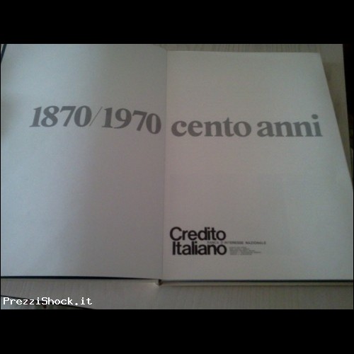 LIBRO DEL 1970 DEL CREDITO ITALIANO