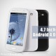 Smartphone 4.7 pollici capacitivo android 4.0 mtk6577 umts d