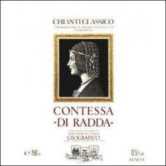 Chianti classico "gallo nero" CONTESSA DI RADDA 2008