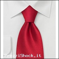 Cravatta rosso fuoco