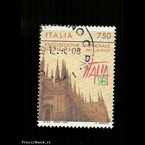 Francobolli Italia Repubblica 1996 - Esposizione Mondiale Fi