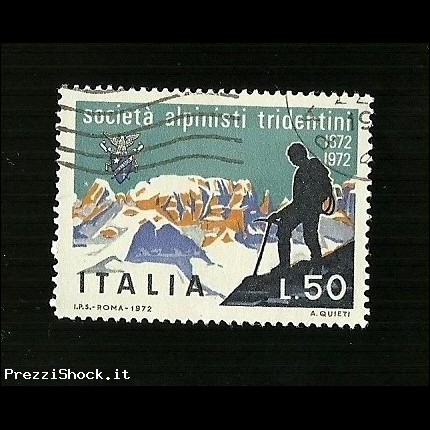 Francobolli Italia Repubblica 1972 - Alpini Tridentini da Li