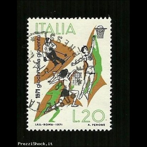 Francobolli Italia Repubblica 1971 - Giochi della Gioventu'