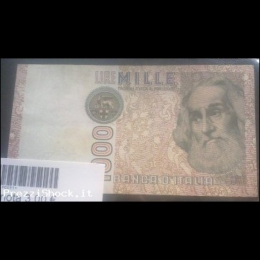P 0052  Banconota  Mille 1000 lire Mille  Marco Polo