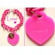 Bracciale Love Objects Amore Fucsia Ops isp Braccialetto