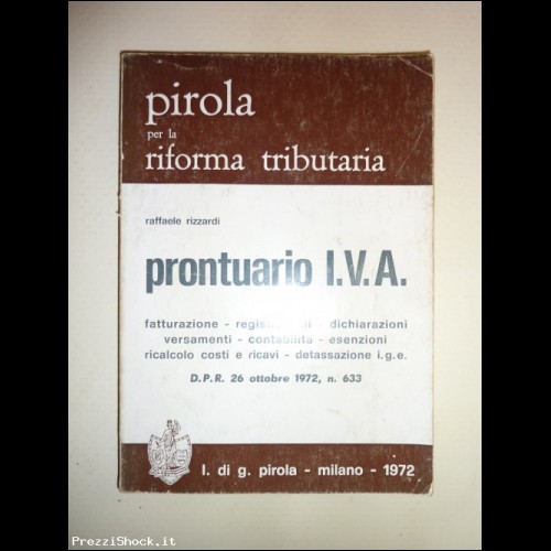Prontuario I.V.A. - Rizzardi - Pirola