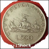 500 lire argento 1966
