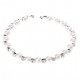 rhinestone braccialetti di perle bianco per le donne ragazze