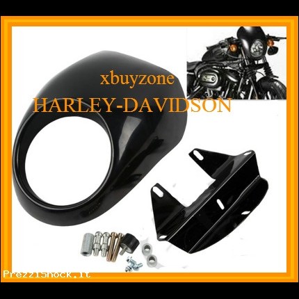 Harley Davidson cupolino univ. nero facile e veloce install.
