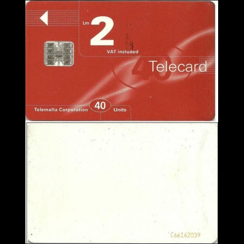 malta - 1996 - Telecart 40 unit LM 2 - usata