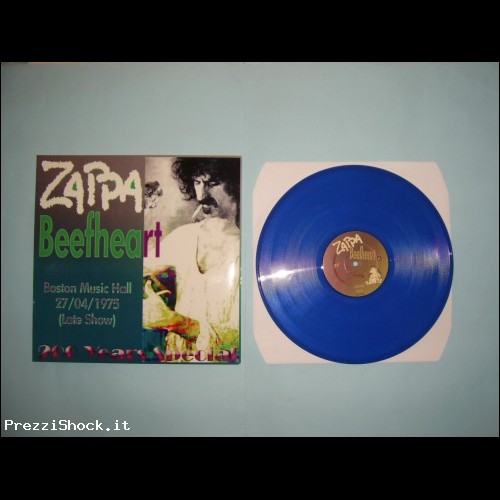 Frank Zappa Beefheart 200 Years Special LP vinile blu