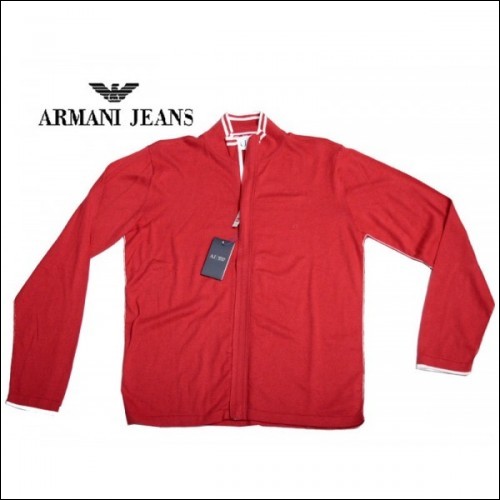 Armani Jeans - Maglia uomo - Taglia L - colore Rosso