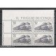 1970 - 12 giornata del francobollo - quartina- nuovi MNH