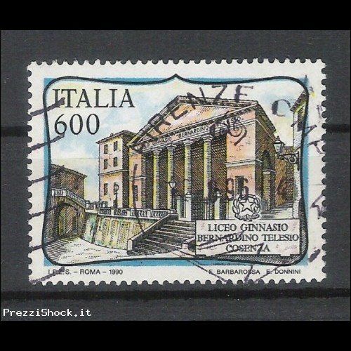 1990 - Scuole dItalia - sassone 1947 - USATO
