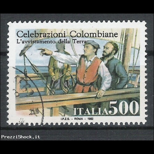  1992 - Celebrazioni Colombiane - Sassone 1991 - USATO