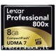 LEXAR SCHEDA DI MEMORIA COMPACT FLASH PROFESSIONAL UDMA7 8 G