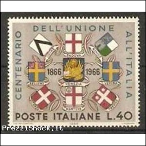 1966 - CENTENARIO UNIONE VENETO ALL'ITALIA - MNH