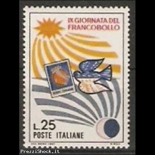 1967 - GIORNATA DEL FRANCOBOLLO - MNH