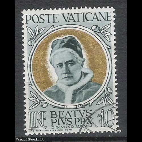 1951 Vaticano - beatificazione Pio X  10 - USATO