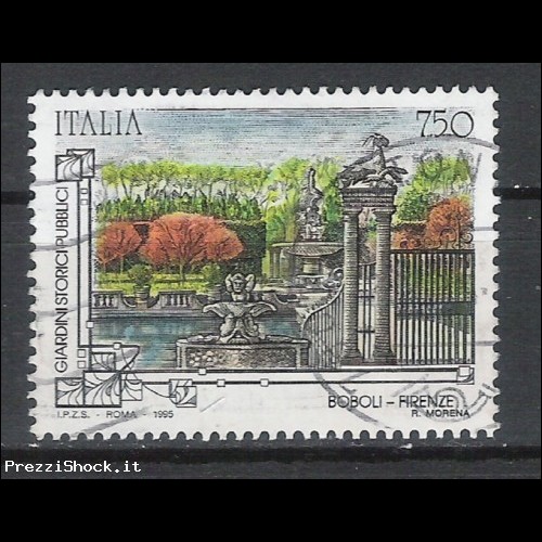 1995 - Giardini storici pubblici - Sassone 2176 - USATO