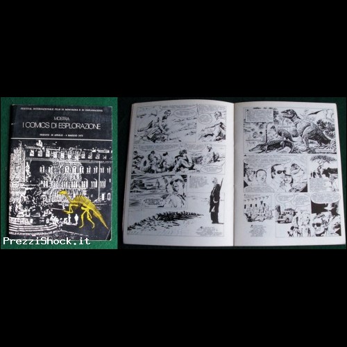 Opuscolo Mostra "I COMICS DI ESPLORAZIONE" Trento 1975