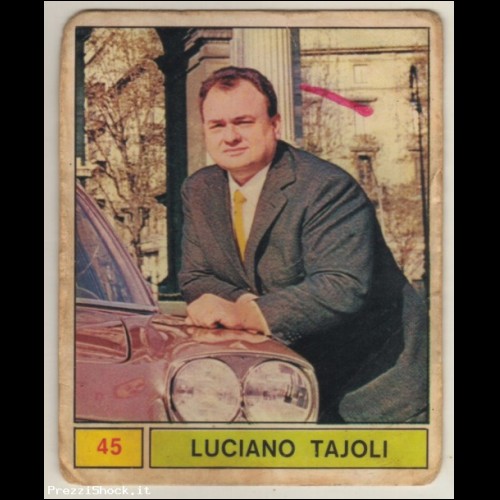 Figurina PANINI - CANTANTI 1969 - 45 Luciano Tajoli