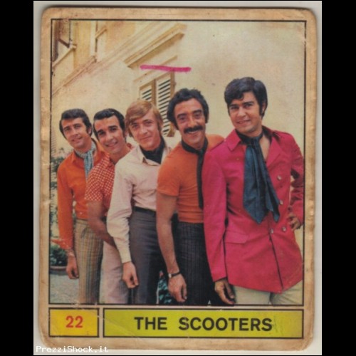Figurina PANINI - CANTANTI 1969 - 22 The Scooters
