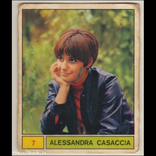 Figurina PANINI - CANTANTI 1969 - 7 - Alessandra Casaccia