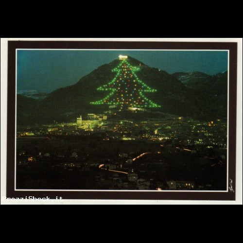 Cartolina - GUBBIO - L'albero di Natale pi grande del mondo