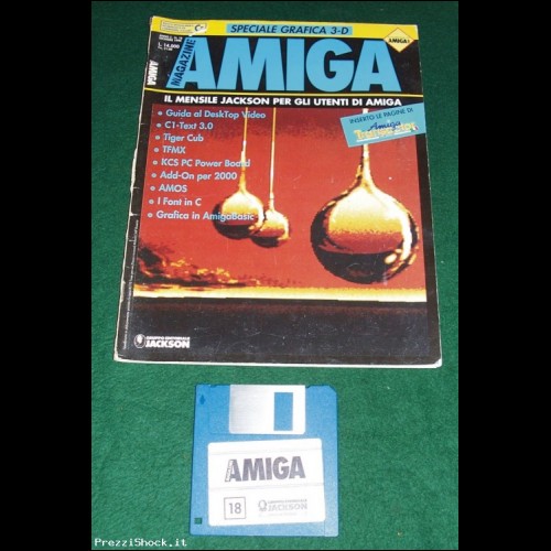 AMIGA MAGAZINE - N. 18 -  1990 + Floppy Disc - Jackson