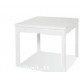 Tavolo in legno 90x90/180 apertura a libro color bianco