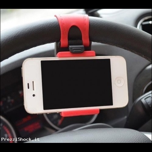Supporto da volante per smartphonw Iphone e Ipod