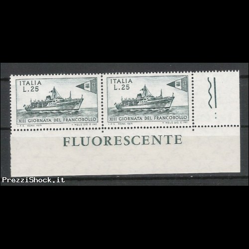 1971 - giornata francobollo in coppia - Sassone 1163