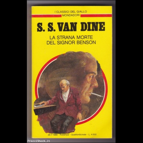 I classici del giallo Mondadori 561 - Van Dine - la strana m