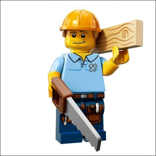 LEGO SERIE 13 - CARPENTIERE