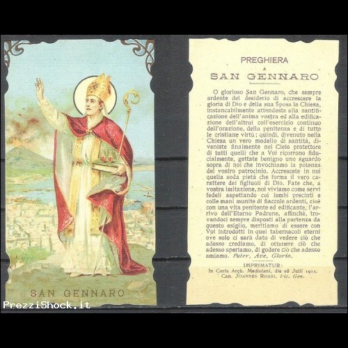 San Gennaro - santino moderno RIPRODUZIONE