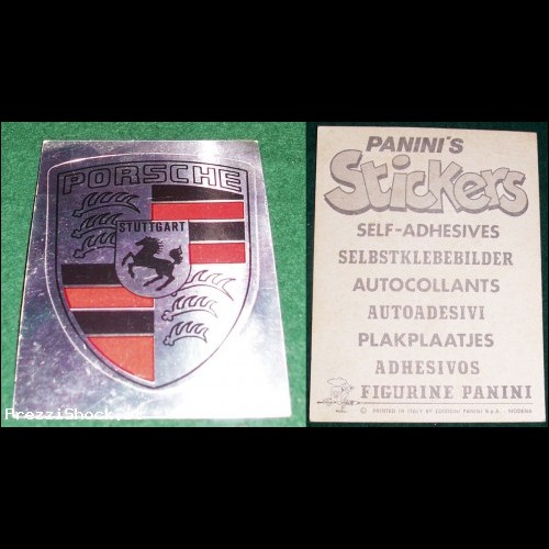 PORSCHE - Adesivo Stickers Panini Vintage