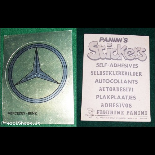 MERCEDES - Adesivo Stickers Panini Vintage