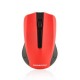 Mouse wireless Modecom Wireless nero/rosso