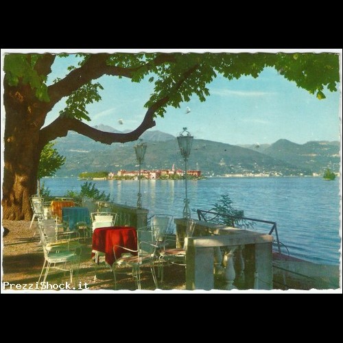 Cartolina " ISOLA PESCATORI - Lago Maggiore "  Non viaggiata