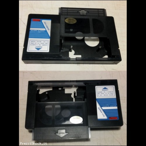 VHS-C per VHS - Raro Adattatore Meccanico