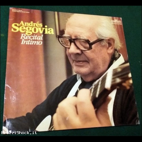 ANDRES SEGOVIA - Recital Intimo - LP 33