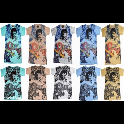 Hendrix T-shirt vintage anni 60 maniche corte