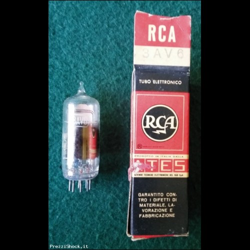 Valvola RCA 3AV6 con Scatola Originale